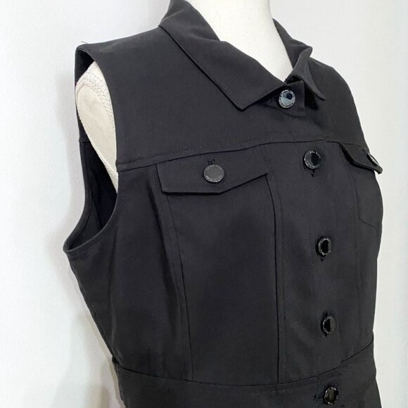 Calvin Klein Black Midi Dress Timeless Elegance - Picture 4 of 8